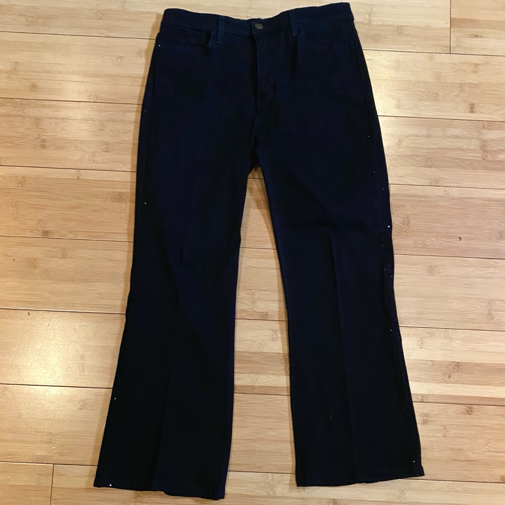 NYDJ | Women’s Petite Black Studded Pants